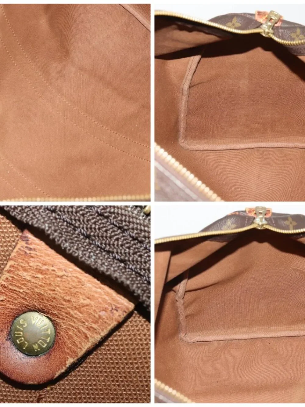 LOUIS VUITTON Monogram Keepall 45 Boston Bag M41428 LV Auth 188431